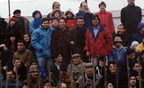 1990 circa Nicola Pisapia con gli amici allo stadio