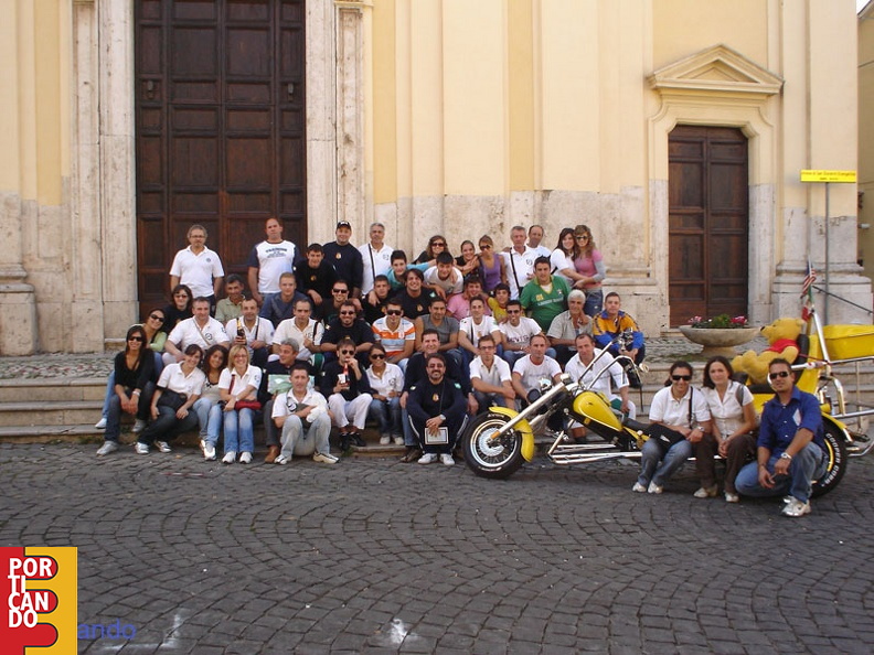 2007 il gruppo pistonieri Santa Maria Del Rovo a Tivoli