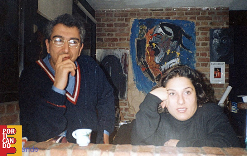 1994 Luigi Violante ( Vallone) con la moglie Paola