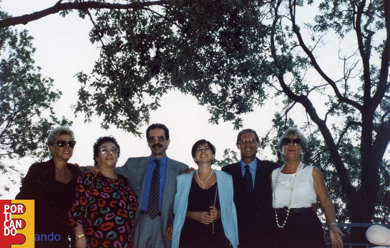 1995 circa I Ricciardi (Firenze) con i cugini De Leo