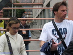 2008 La signora pisapia alla partita della cavese a Lecco