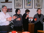2009 04 gennaio Matteo Russo Stefania e Rosalba alla festa dei 60 anni di Linda Langiano