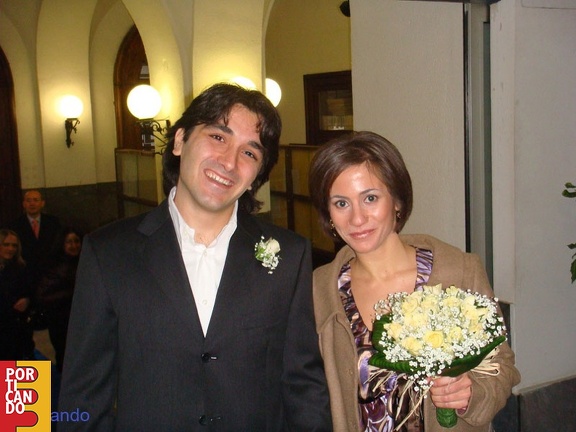 2007 12 22 Matrimonio Simona e Francesco -- Nell'atrio del comune