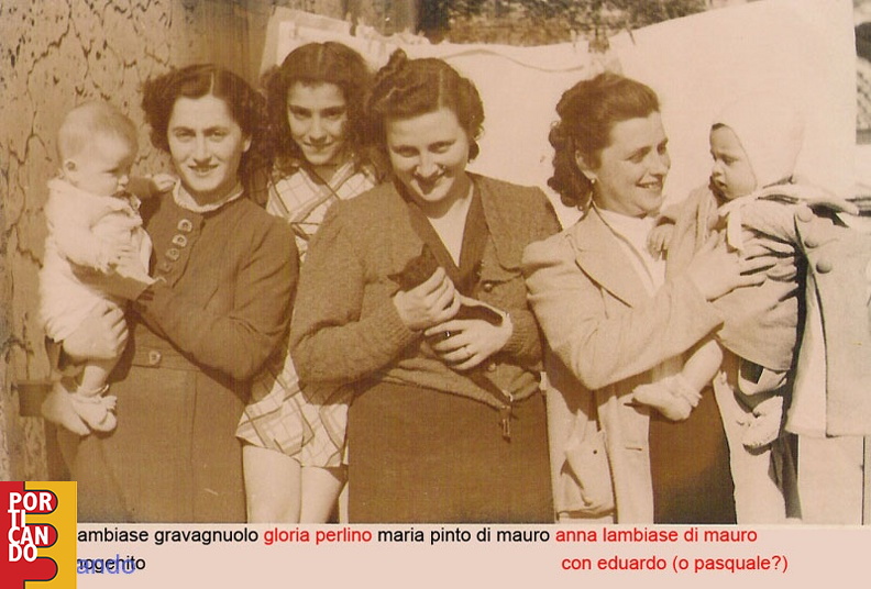 1940 circa Pinto Lambiase Di Mauro (foto di Nicola di mauro)