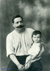 1908 circa Emilio Di Mauro ( nato 1878 ) con il figlio Antonio