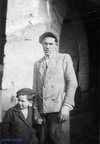 1936 circa Albino Sartori con il figlio Ciccio