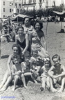 1950 circa Marisa Landi Enrico e Annalisa Salsano con madri e parenti a VIetri