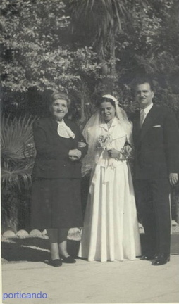 1960 circa Giuseppina Cannavacciuolo ÔÇô Mariano Falcone e Maria DÔÇÖAmico
