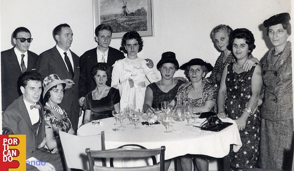1966 circa fra gli altri Peppino Criscuolo e le sorelle Matonti