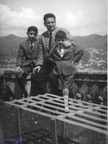 1965  Enzo Mimmo e Enrico Passaro alla Pietra Santa