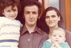 1974 circa Felice Milito e Angela de Rosa con i figli