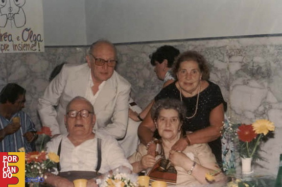 1979 circa Eleonora e Raffaele Langiano con Olga e Andrea Matto