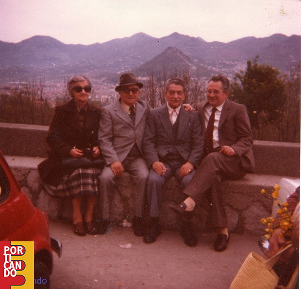 1982 Mimmo Passaro Anna D'Apuzzo e Ottavio Salsano con il fratello Attilio residente a New York