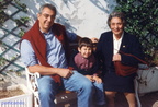 1997 circa Luigi Violante ( Vallone) con il figlio Nicola e la Mamma