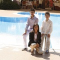2007 Rita e Daniele Pisacane con il loro cugino Alessandro Zito al ristorante Villa al Rifugio