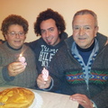 2013 02 19 Marco Punzi festeggia 29 anni con  la madre e il padre