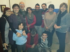 2013 12 25  Teresa Panzella con figli nipoti  nuore genero fratello e cognata