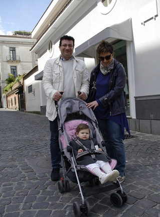 2014 04 06 Enzo Lampis e Luisa Fimiani con la figlia Flavia