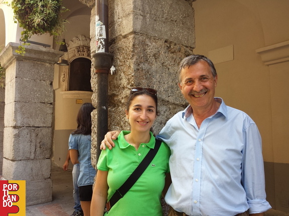 2014 07 12 Maria col padre Aldo Masullo