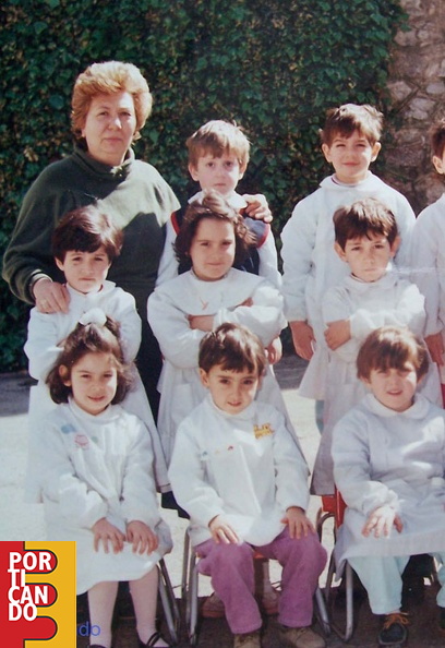 1991 1992 scuola materna via Carillo maestra Rita Salvio particolare 1