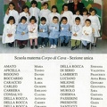 1992 1993 scuola materna corpo di Cava sezione unica