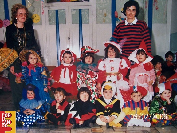 1991 1992 scuola materna via Carillo maestra Rita salvio - Carnevale