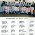1992 1993 scuola materna corso mazzini sezione A maestre Antonietta D'episcopo Rosa Fasano nomi