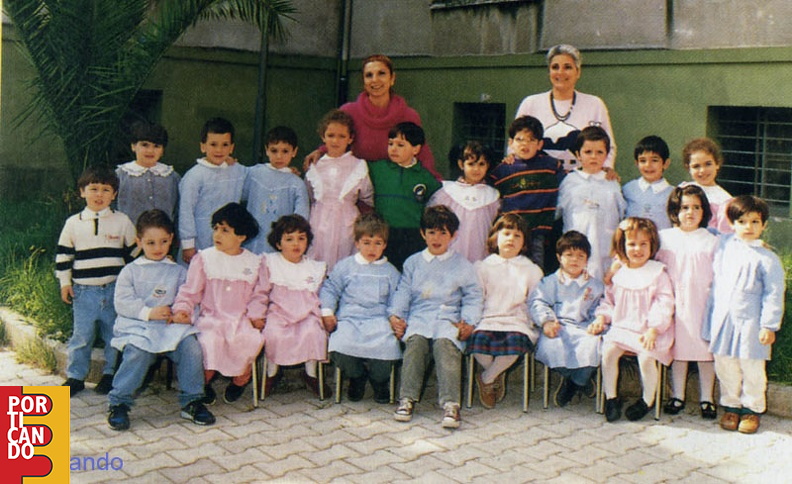 1992 1993 scuola materna corso mazzini sezione C maestre Luisa De Marinis Anna Masullo