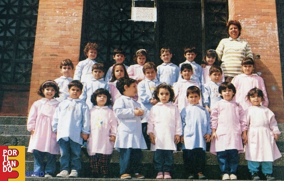 1992 1993 scuola materna corso mazzini sezione D maestra Eugenia Fortino