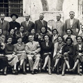 1953 circa professori Avviamento ( attuale teatro comunale ) can Senatore Fimiani Landi Ponzi Fiorello Borriello Lupi Mondanini Fugaro
