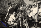 lic 1956 1957 II A di Mariella Avigliano con la professoressa Santoro ( matematica )