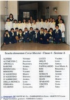 Mazzini 1992-1993 classe IV sezone A maestre De Santis Gambardella Martucci nomi