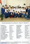 Mazzini 1992-1993 classe V sezione C maestre Consiglio Gambardella Valiante nomi