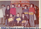 Balzico 1972 1973 scuola media  Rifletti e rispondi ( foto di Gennaro Camardella )