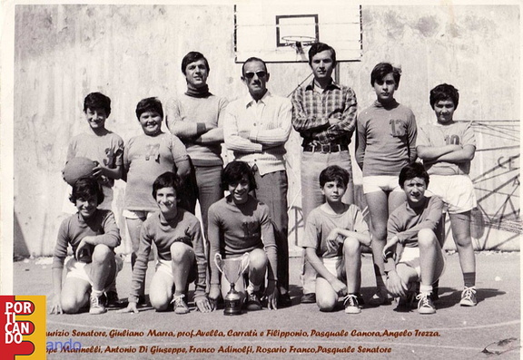 Trezza 1971 1972 prof Gino Avella e Filipponio