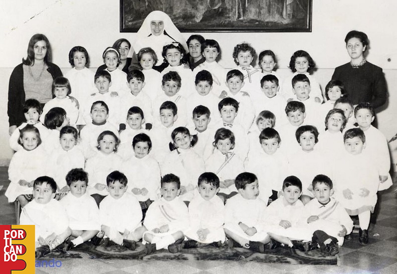 1955 classe con suor Maria
