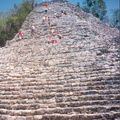 1991 Piero barone sulla piramide Maya ( messico )