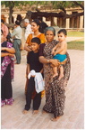 2000 circa ANTONIO SARTORI E IOLANDA PINTO famiglia indiana TRIVANDRUM INDIA