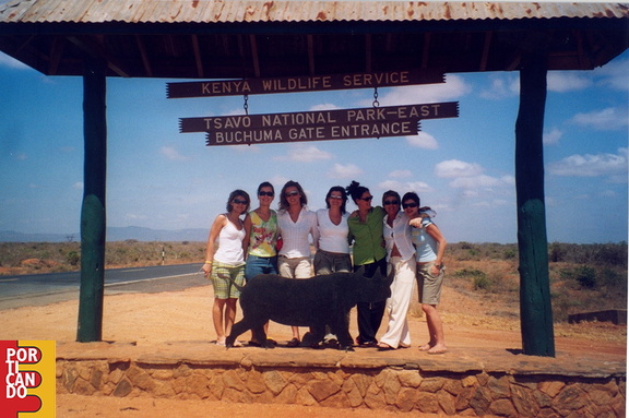 2005 L'avvocato Matilde Milite in uno dei suoi viaggi nell'amato Kenia