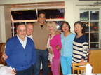 Vincenzo Nicoletta al ristorante con clienti famosi