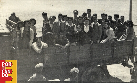 1942 gita organizzata in camion durante la guerra