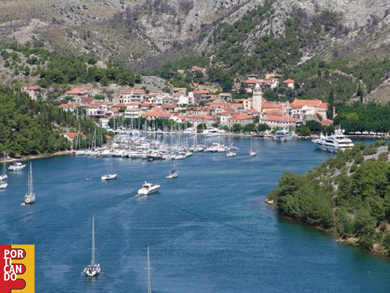 Croazia skradin porto fluviale