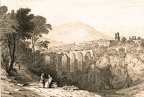 vista dalla strada per san cesareo