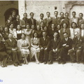 FOTO NUM -  004  -  1943 III Liceo di Daniele Caiazza M Persico Anna Gravagnuolo Vera Di maio con Don Amedeo Attanasio etc