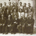 FOTO NUM -  006  -  1943 III Liceo di Daniele Caiazza M Persico Anna Gravagnuolo Vera Di maio con Don Amedeo Attanasio etc part 2
