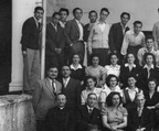 FOTO NUM -  014  -  1948 circa Liceo classico di Cava sez. presso Badia di Cava particolare 2