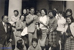 FOTO NUM -  048  -  1957 Gita Liceo classico prof Lisi Santoro Bruno (foto di Mariella Avigliano )