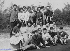 FOTO NUM -  070  -  1959 III Liceo Classico gita scolastica Gennaro Avallone Franco Spatuzzi etc