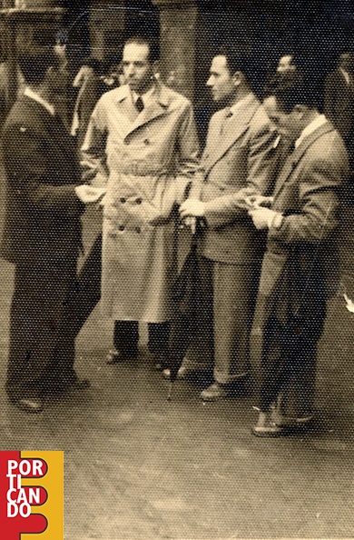 1952 circa xx Tommaso Senatore Armando Cardamone e Vincenzo Sorrentino