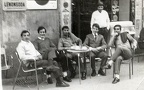 1965 circa Bar Roma Antonio D&#039;Apuzzo Felice Tagliaferri Aldo Pietrobono Mario Panza Felice Salsano